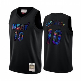 Miami Heat Tim Hardaway 10 Iridescent HWC Collection Miesten Pelipaidat Swingman